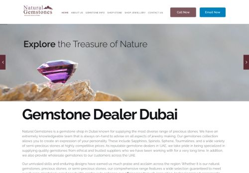 لقطة شاشة لموقع Natural Gemstones Dubai
بتاريخ 30/03/2021
بواسطة دليل مواقع سكوزمى