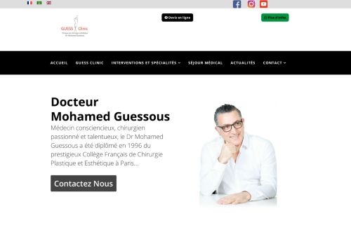 لقطة شاشة لموقع Clinique de chirurgie esthétique et bien être au Maroc
بتاريخ 02/06/2021
بواسطة دليل مواقع سكوزمى
