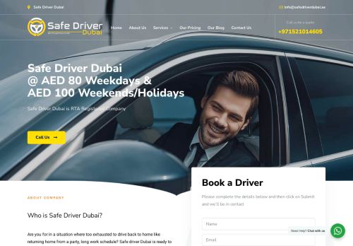 لقطة شاشة لموقع Safe Driver Dubai
بتاريخ 24/09/2021
بواسطة دليل مواقع سكوزمى