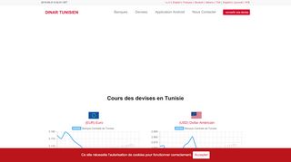 لقطة شاشة لموقع الدينار التونسي: سعر الصرف
بتاريخ 21/09/2019
بواسطة دليل مواقع سكوزمى