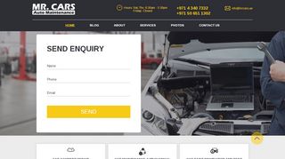 لقطة شاشة لموقع مستر كارز لصيانة السيارات Mr Cars
بتاريخ 21/09/2019
بواسطة دليل مواقع سكوزمى