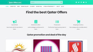 لقطة شاشة لموقع Qatar offers and discounts
بتاريخ 21/12/2019
بواسطة دليل مواقع سكوزمى