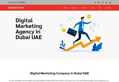 لقطة شاشة لموقع Brandstory Digital Marketing Agency in Dubai
بتاريخ 08/08/2020
بواسطة دليل مواقع سكوزمى